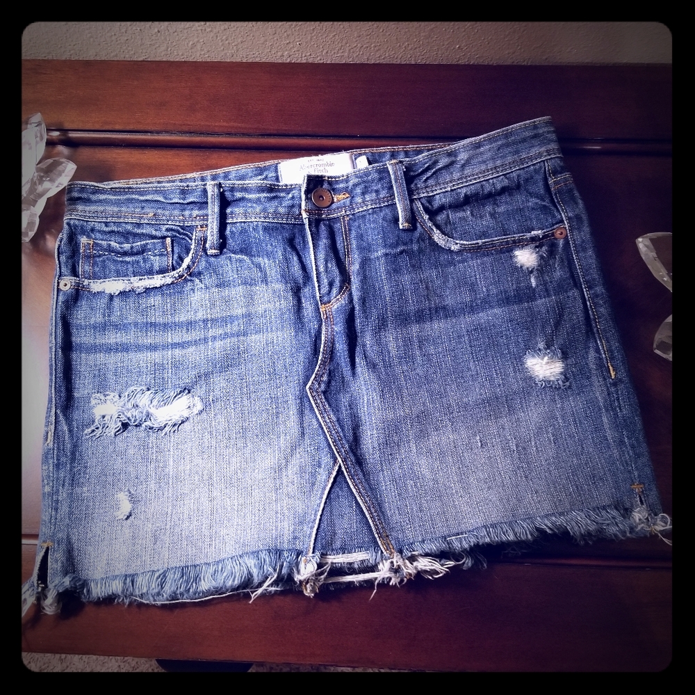 Abercrombie jean skirt